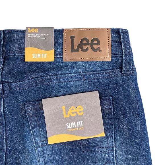 Lee Boys Slim Fit Tapered Leg Jeans Husky Size 8 - Picture 9 of 9